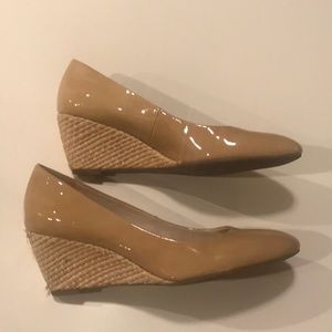 Franco Sarto Nude Wedge Heels